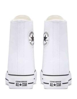 Zapatillas extra high platform chuck taylor all star blanco