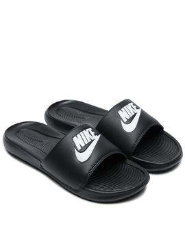 chanclas w nike victori one slide negro de mujer.