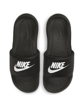 chanclas w nike victori one slide negro de mujer.