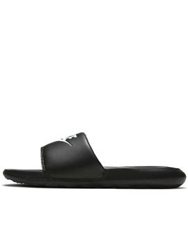 chanclas w nike victori one slide negro de mujer.