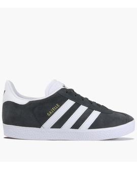 Zapatillas adidas gazelle j gris oscuro de niño.