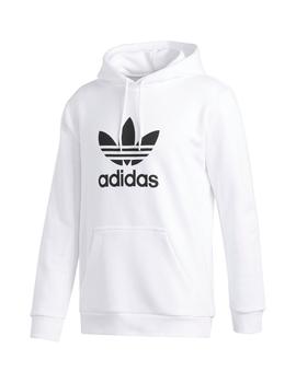 sudadera adidas trefoil blanco de hombre.