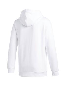 sudadera adidas trefoil blanco de hombre.