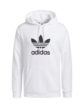 sudadera adidas trefoil blanco de hombre.