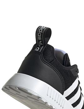 Zapatillas adidas multix c negro blanco de niño.