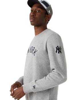 sudadera new era new york yankees gris de hombre.