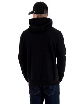 sudadera new era chicago bulls team logo negro de hombre.