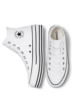 zapatillas all star eva lift plataforma high top blanco