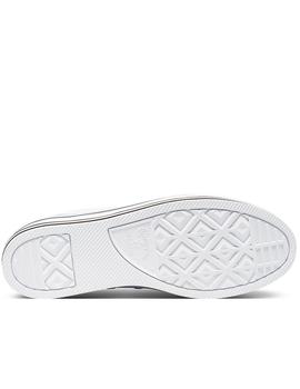 zapatillas all star eva lift plataforma high top blanco