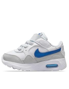 Zapatillas nike air max sc tdv blanco azul de bebé.