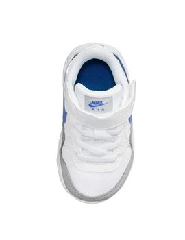Zapatillas nike air max sc tdv blanco azul de bebé.