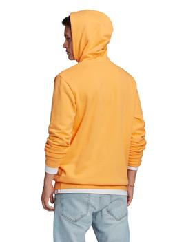 sudadera adidas essential hoody naranja de hombre.