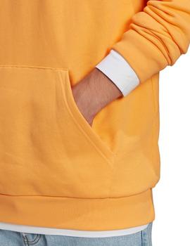 sudadera adidas essential hoody naranja de hombre.