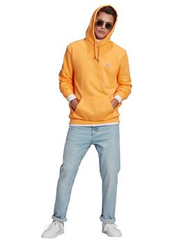 sudadera adidas essential hoody naranja de hombre.