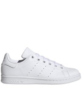 Zapatillas adidas stan smith j blanco de niño.