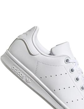 Zapatillas adidas stan smith j blanco de niño.