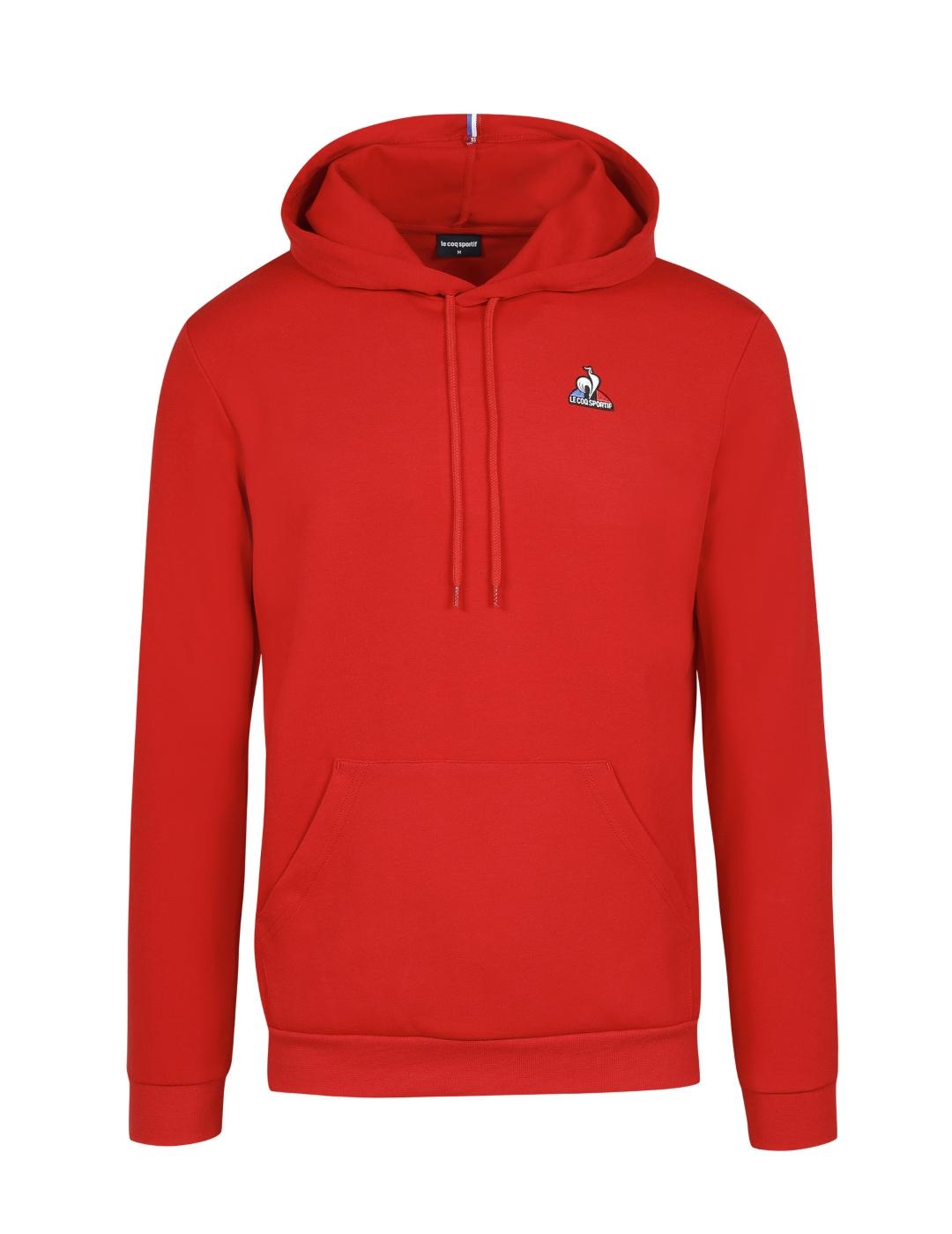 sudadera le coq sportif essential nº1 rojo de hombre.