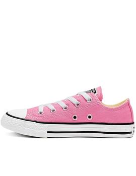 all star chuck taylor Classic Low Top yths rosa de niña.