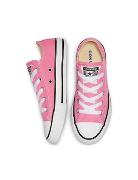 all star chuck taylor Classic Low Top yths rosa de niña.