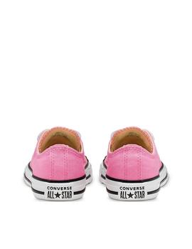 all star chuck taylor Classic Low Top yths rosa de niña.