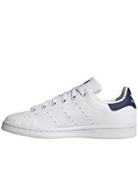 Zapatillas adidas stan smith junior blanco marino