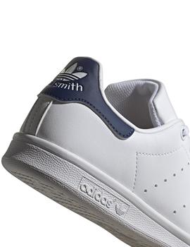 Zapatillas adidas stan smith junior blanco marino