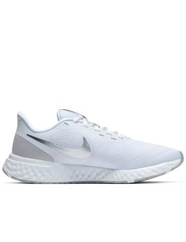 Zapatillas nike revolution 5 blanco de mujer.