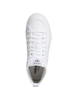 Zapatillas adidas nizza platform mid blanco de mujer.