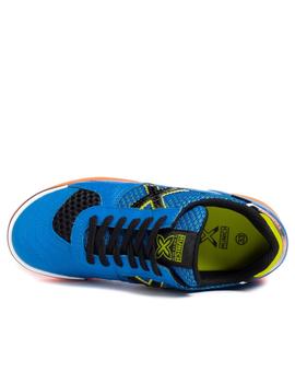 Zapatillas munich g-3 kid indoor 202 azul de niño.