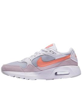 Zapatillas nike air max sc gs rosa naranja de niña.