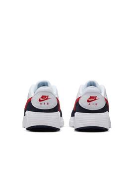 Zapatillas nike air max sc gs blanco azul de niño.