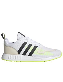 Zapatillas adidas multix blanco amarillo de hombre.