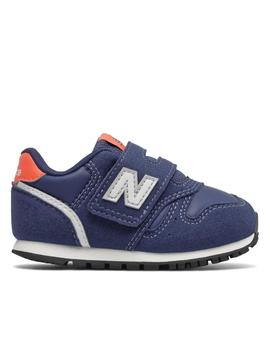 Zapatillas new balance iz373wn2 marino naranja de bebé.