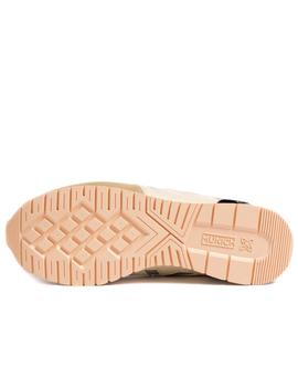 Zapatillas munich dash 110 beige de mujer.