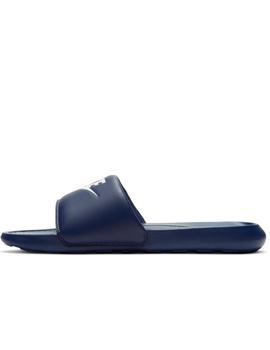 Chanclas nike victori one slide azul de hombre.