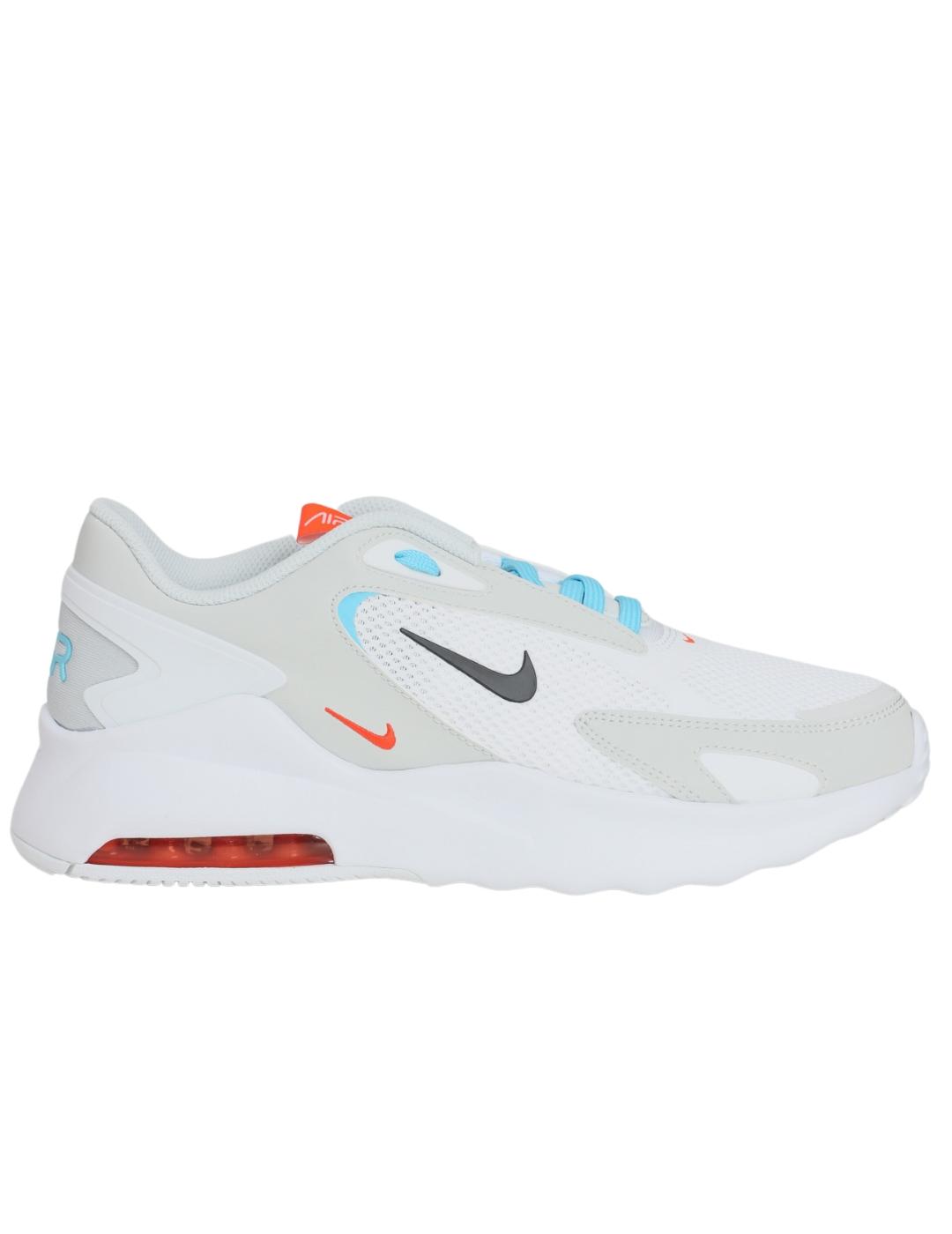 Zapatillas nike air max bolt blanco azul de hombre.