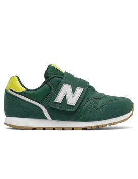 Zapatillas new balance yz373wg2 verde de niño.