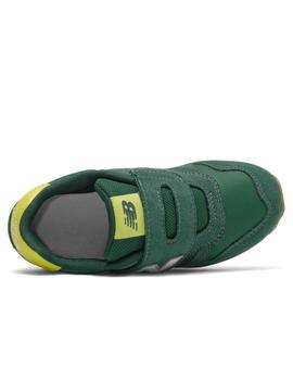 Zapatillas new balance yz373wg2 verde de niño.