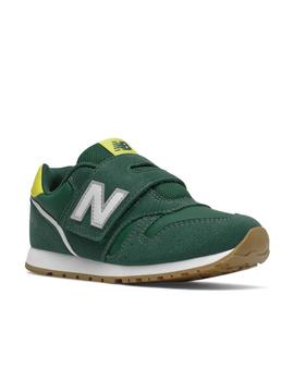 Zapatillas new balance yz373wg2 verde de niño.