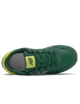 Zapatillas new balance yc373wg2 verde de niño.