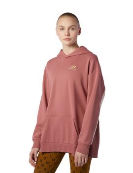 sudadera NB Athletics Higher Learning henna de mujer.