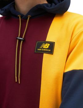 sudadera NB Athletics Higher Learning multicolor de hombre.