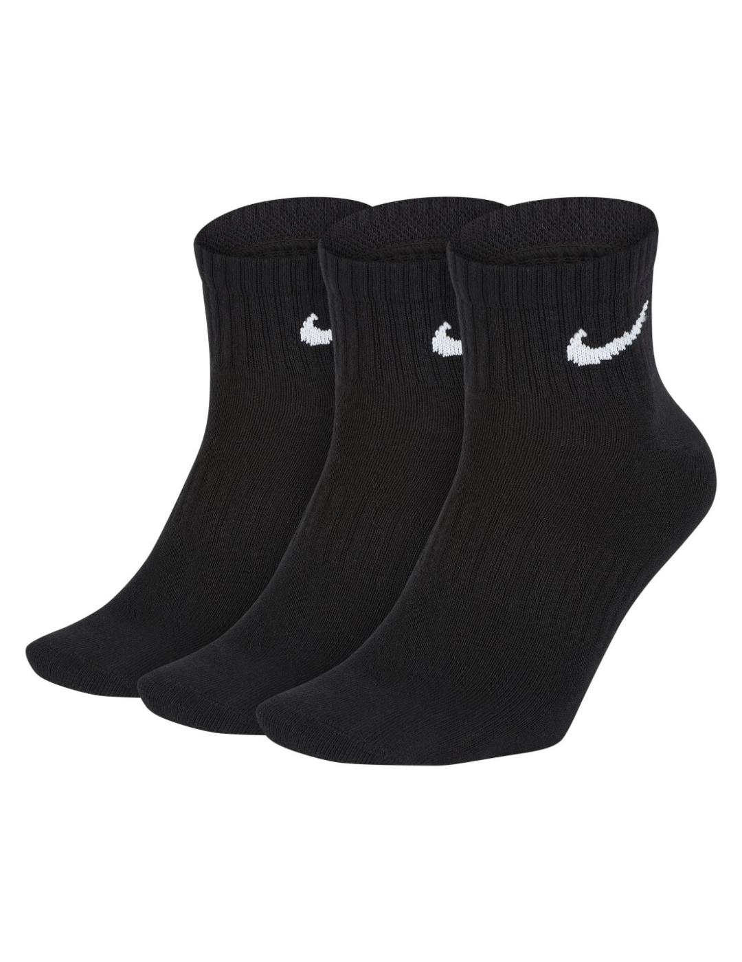 calcetines nike everyday Lightweight negro unisex.