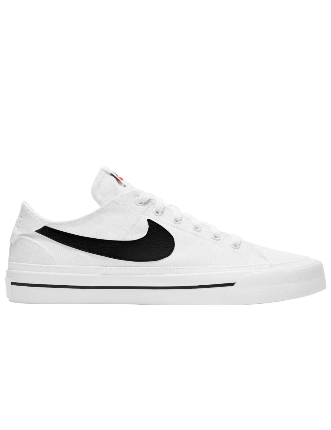 Zapatillas nike court legacy cnvs blanco de hombre.