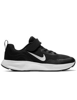 Zapatillas nike wealallday ps negro de niño.