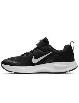 Zapatillas nike wealallday ps negro de niño.