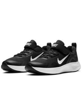 Zapatillas nike wealallday ps negro de niño.