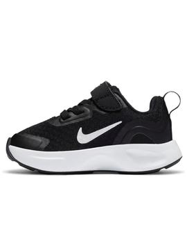 Zapatillas nike wearallday td negro de bebé.