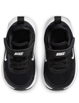 Zapatillas nike wearallday td negro de bebé.