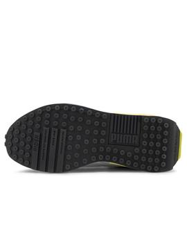 Zapatillas puma city rider negro junior.